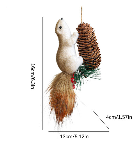 Decoraciones Para Árboles De Navidad De Ardilla Adornos Para