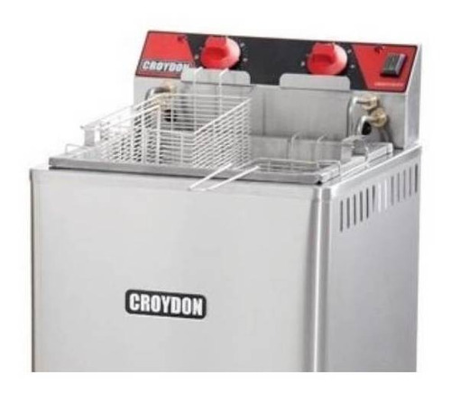 Imagem 2 de 2 de Fritadeira Elétrica 15 Litros Zona Fria Croydon 8000w
