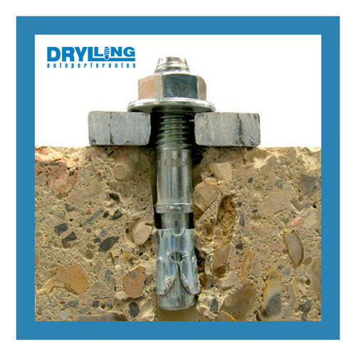 Broca Mecanica Expansion Hormigon 20-20 120mm X10 Unidades