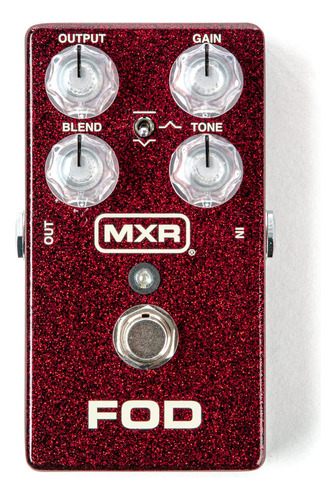 Jim Dunlop Fod Drive Effects Pedal Rojo