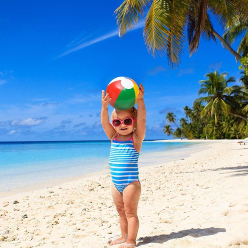 Artcreativity Arco Iris Inflables Balones De Playa - Pack De
