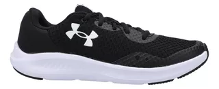 Tenis Under Armour Correr Charged Pursuit 3 Niño Negro
