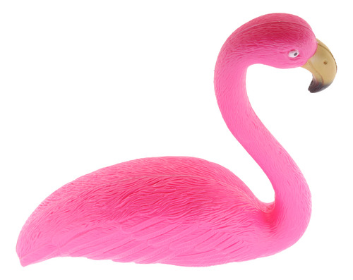 Pink Lawn Flamingo Estatuilla De Plástico Pastizales