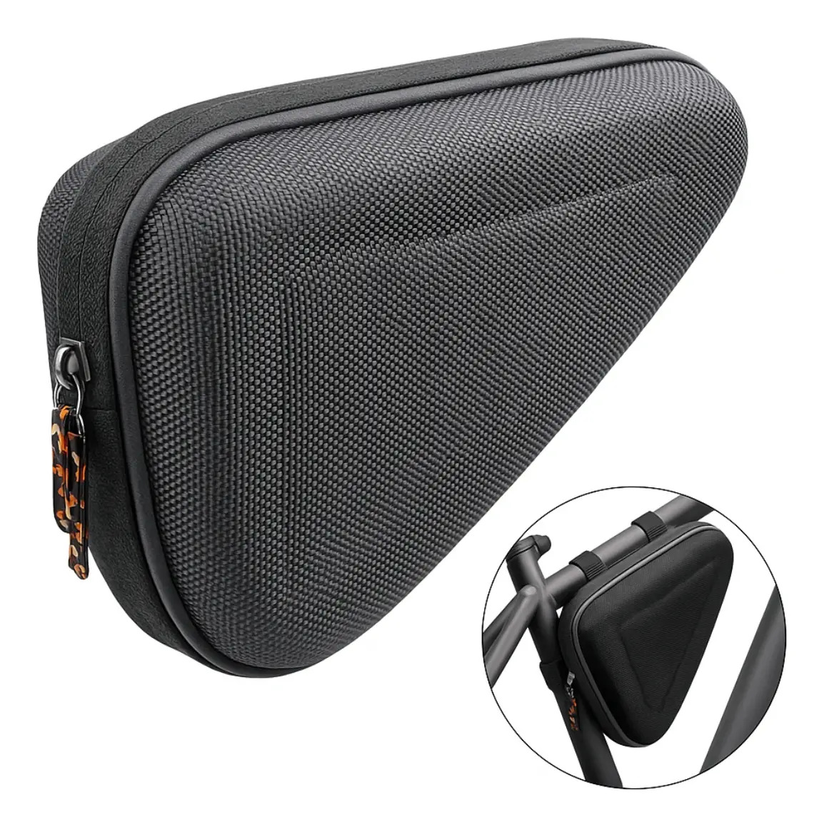 Bolsa Impermeável Triangular Para Quadro De Bike Bicicleta Resistente Porta Objetos Ferramentas Tumblr