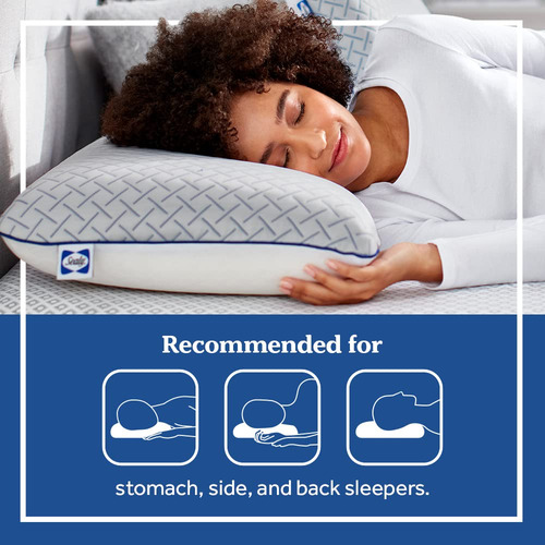 Almohadas De Espuma Viscoelástica Cool Touch Paquete De 2