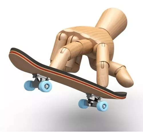 Kit 2 Skate De Dedo Com Ferramentas E Rodas Fingerboard