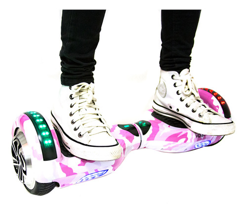 Hoverboard Barato Feminino Rosa Camuflado 6,5 Polegadas