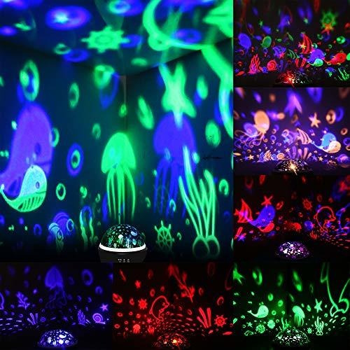 Colorido Proyector De Luz Nocturna Para Niños Luz Nocturna