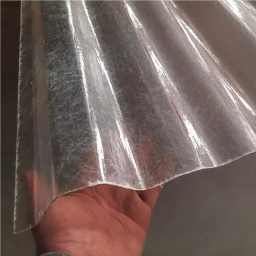 Chapa Traslucida Natural De Fibra Trapezoidal X 6 Metros