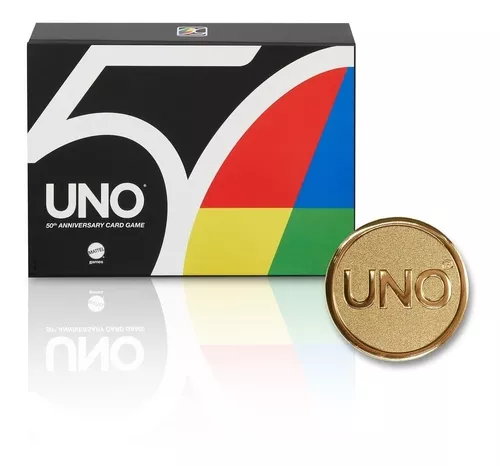 Jogo De Cartas - Uno - Aniversário 50 Anos - Mattel