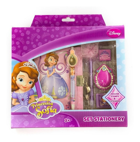 Princesa Sofia Set De Regalo Útiles Para Niñas