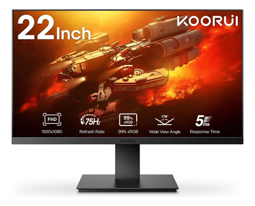 Monitores De Computadora Koorui De 22 Pulgadas, Full Hd (192