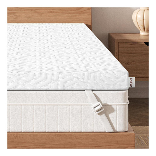 Unipon - Cubrecolchón De Espuma Viscoelástica De Gel De 2 Pu