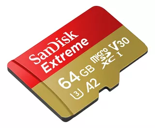 Cartao Memoria Sandisk Micro Sdxc Extreme A2 160mb/s 64gb