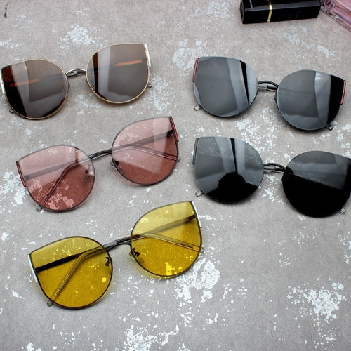 Imagen 3 de 6 de Lentes De Sol Casual Para Dama Estilo Vintage A La Moda