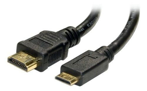Cable Hdmi A Mini Hdmi 1.5mts V1.3 Cat.2 Oro 24k, Full Hd