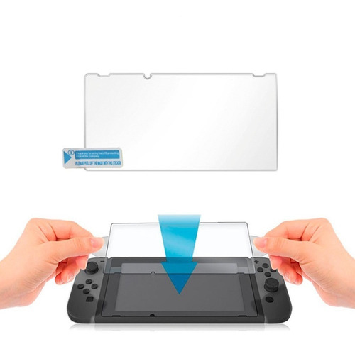 Imagen 3 de 10 de Estuche Nintendo Switch 10 Slots Funda Vidrio Templado Grips