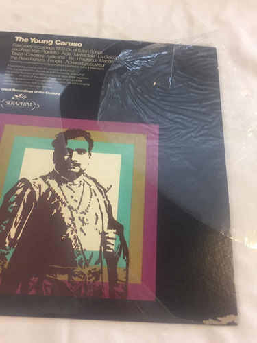 Disco Vinilo Lp The Young Caruso Seraphim Enrico Importado (Usado)