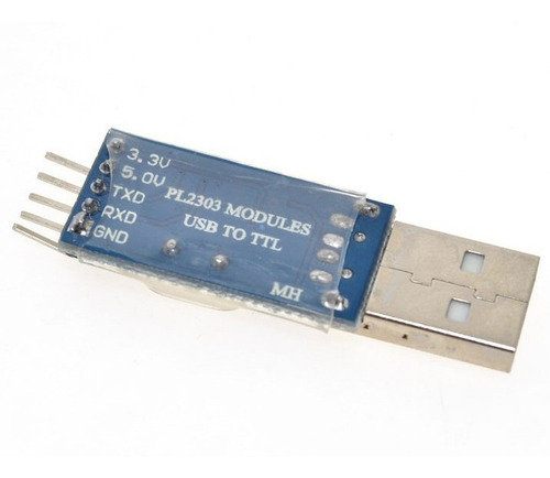Imagen 2 de 4 de Adaptador Conversor Usb Ttl Serie 5v 3.3v Pl2303 Arduino