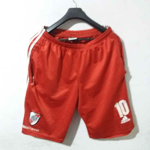 Bermuda River Plate #10 adidas Con Bolsillos