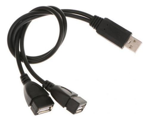F Cabo Usb 2.0 1 Macho Para 2 Fêmeas 3 Pecas