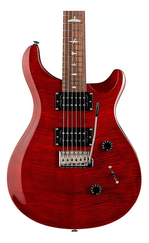 Prs Limited Edition Se Custom 24, Ruby, Guitarra Eléctrica Diestro Rojo Palisandro