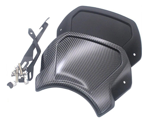 Parabrisas De Motocicleta, Placa Frontal, Deflector De Negro