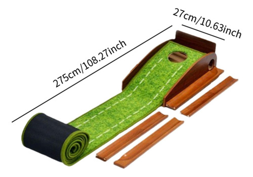 Golf Putting Green Mat Función De Automático De Pelota