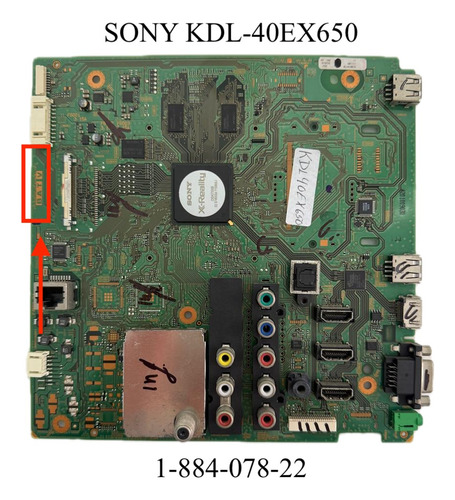 Tarjeta Main Sony Kdl-40ex650 1-884-078-22 S.o.s. (Usado)