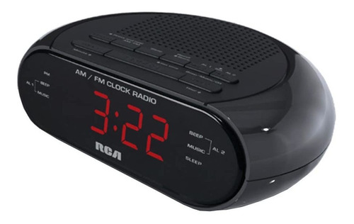 Rca Reloj Despertador Doble Ledrojo Rc205a