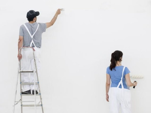Imagen 2 de 7 de Pintura Latex Cielo Rasos Alba X 20 Lts Pincel