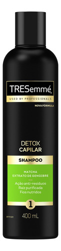 Shampoo Detox Capilar Cabelos Nutridos 400ml Tresemmé