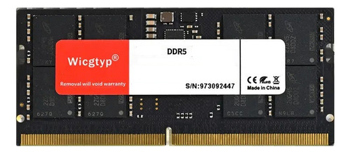 Memoria Ram Wicgtyp 16gb Ddr5 5200mhz Sodimm Notebook