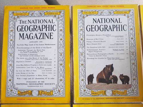 Revistas National Geographic - Lote (Usado)