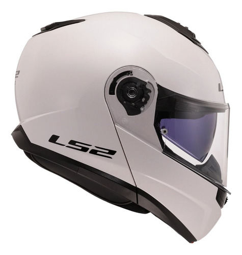 Capacete Ls2 Strobe 2 Ff908 Monocolor Branco