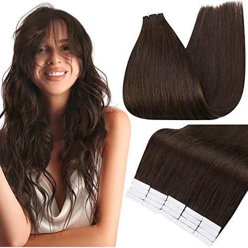 Pelo Completo Brillo Extensiones De Pelo Humano Real 7mf8h