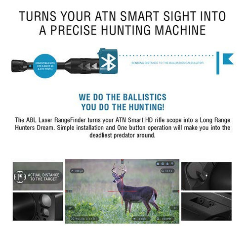Theopticguru Laser Balistico Auxiliar Atn (abl) Con Bluetoot