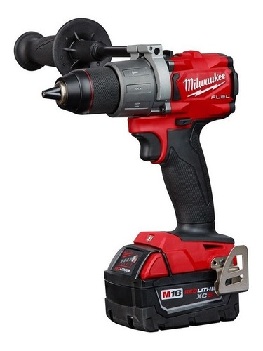 Imagen 1 de 2 de Taladro eléctrico percutor y destornillador Milwaukee M18 Fuel 2804-22 inalámbrico 2000rpm rojo 18V