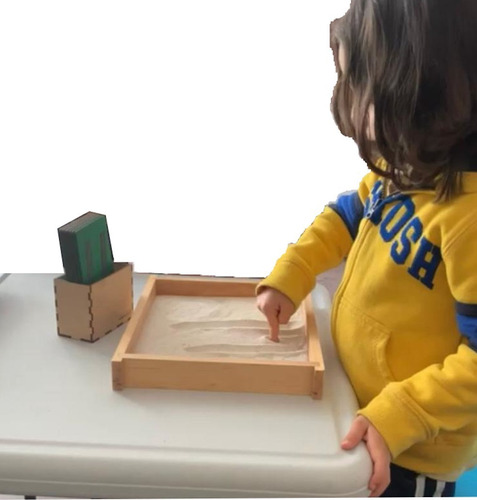 Bandeja Didáctica Montessori Ingeniacrea+pizarron Doble Cara