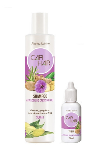 Kit Tônico Crescimento + Shampoo Crescimento Capi Hair