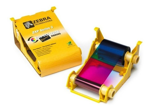 Imagen 1 de 5 de Cinta Zebra Color Ymcko 800033-840 Zxp3 200 Impresiones