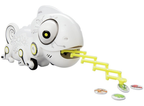 Mascota Robot Camaleon Cambia De Color Luces Gira A Control