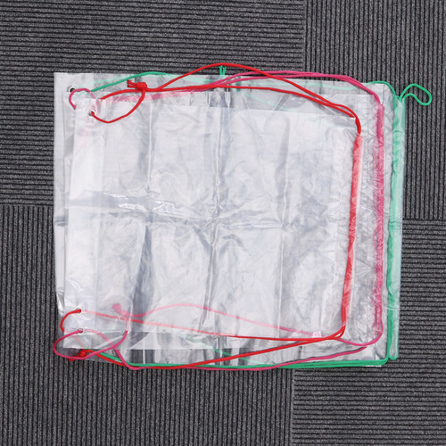 Mochila Transparente Con Cordón, Bolsa De Almacenamiento Tra