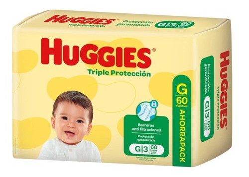 Huggies Classic Triple Proteccion  Gx60