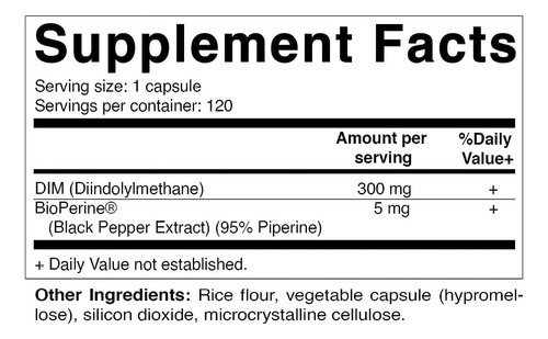 Complejo Dim Diindolilmetano Balance Hormonal Eg Y11 Sabor Nd