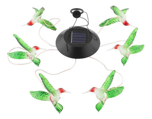 Campanillas De Viento Solares Con Forma De Colibrí, Led Que Cambian De Color, Para Colgar En Dispositivos Móviles, Impermeables, Para Exteriores, Interiores, Fiestas, Noches, Patios Y Jardines