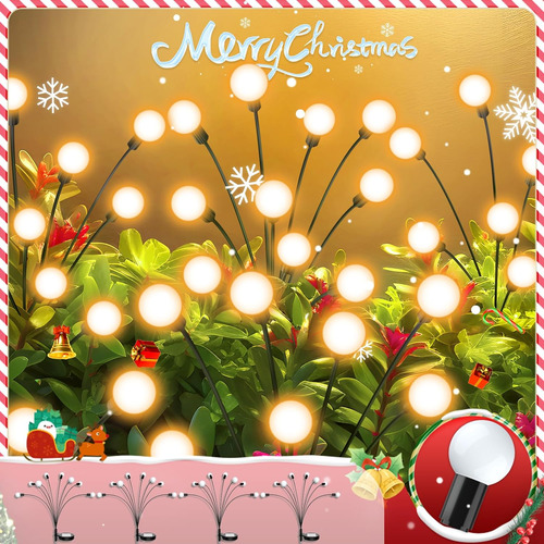 Luces De Navidad Ulaiyo Xltd-730 32 Luces Solares Led