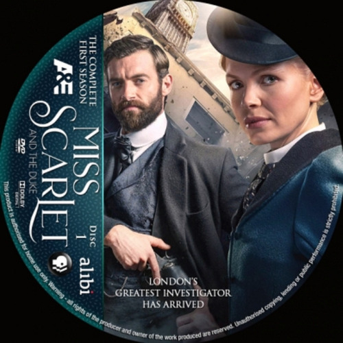 Miss Scarlet And The Duke (uk) Serie Completa Dvd