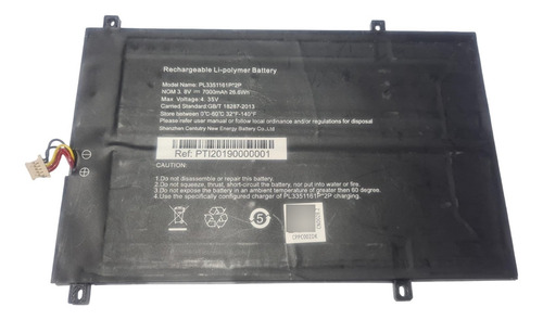 Bateria Interna Multilaser Pc130 Pc132 Pl3351161p*2p (Usado)