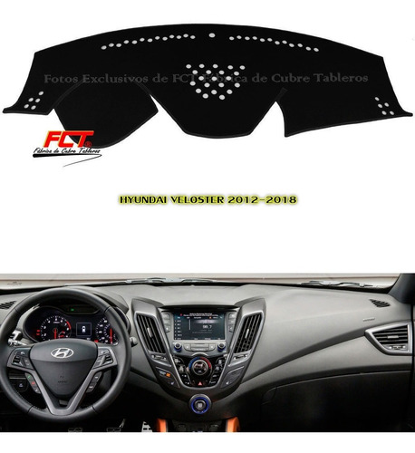 Cubre Tablero - Hyundai Veloster - 2012 2015 2016 2017 2018